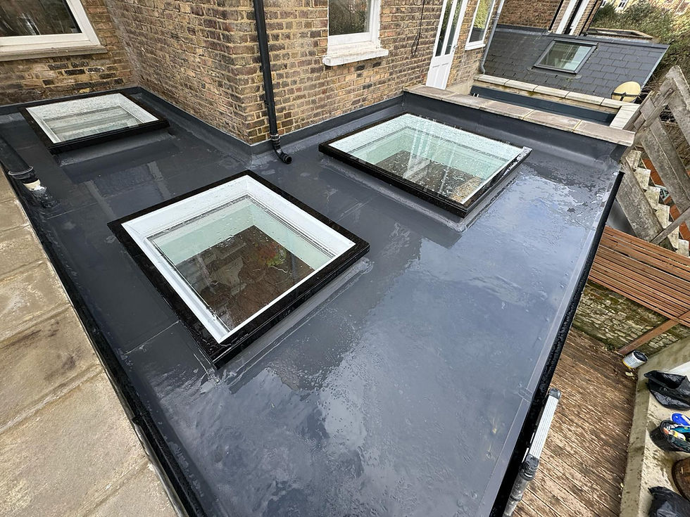 Flat roof installation in Highbury