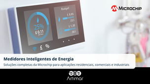 Medidores inteligentes de energia da Microchip com soluções escaláveis para aplicações residenciais, comerciais e industriais