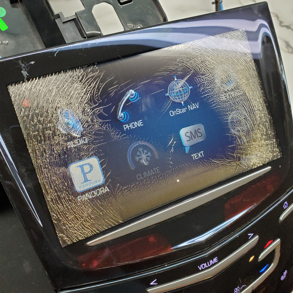 Cadillac CUE HORRIBLE Screen delamination!