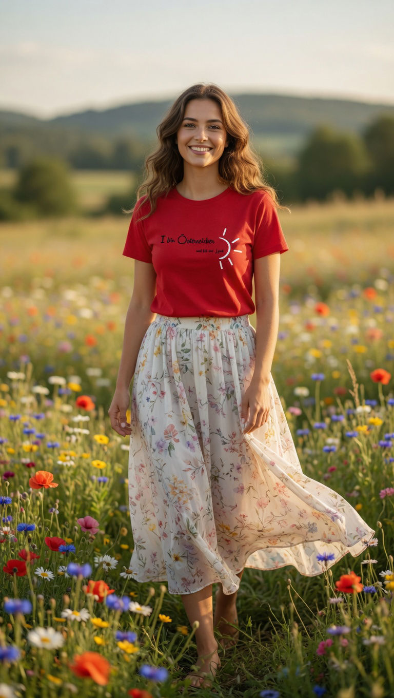 NICOLE- T-Shirt Damen „I BIN ÖSTERREICHER“