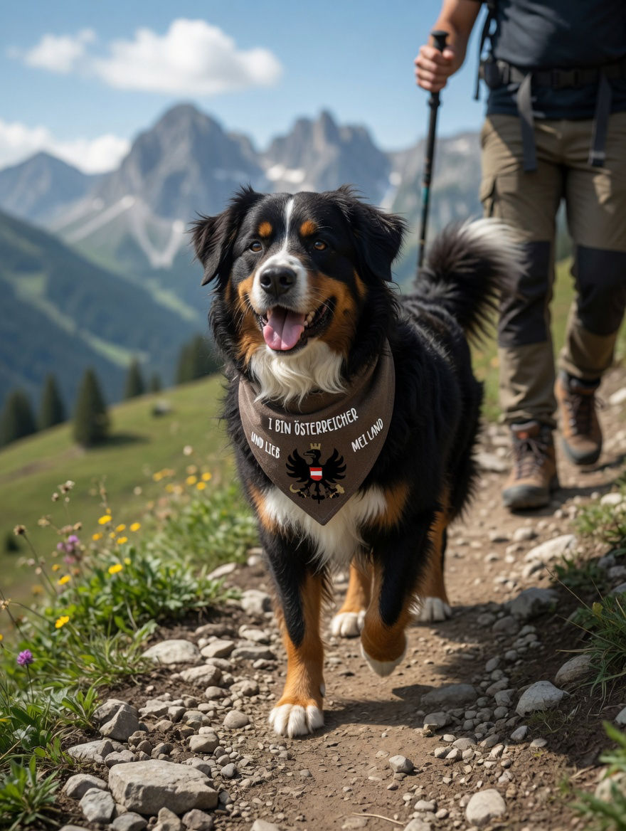 Miniaturbild: TIJAY Hundehalstuch „I BIN ÖSTERREICHER“