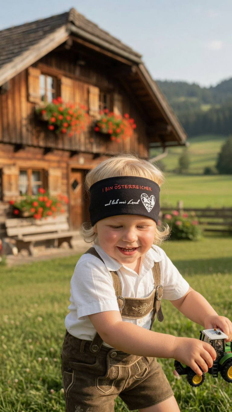 Miniaturbild: GIPFELSTÜRMER Kinderstirnband „I BIN ÖSTERREICHER“