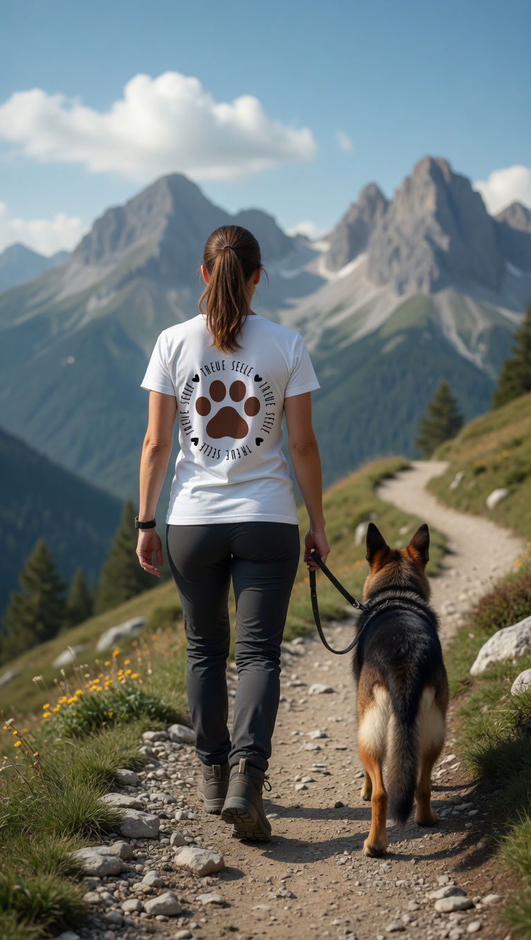 Miniaturbild: AMY Damen T-Shirt „TREUE SEELE“