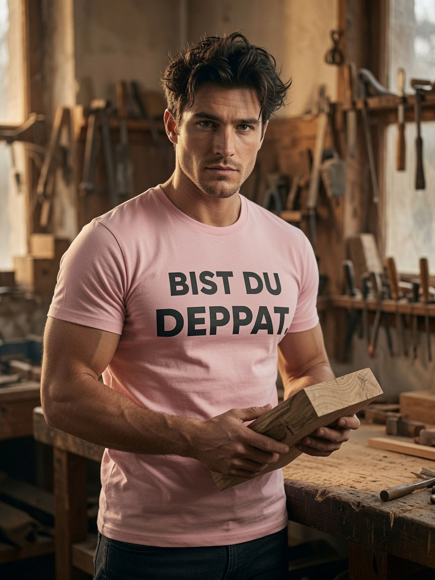 Miniaturbild: SASA T-Shirt Herren „BIST DU DEPPAT“
