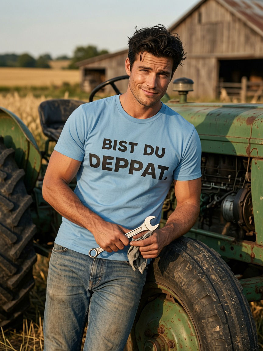 Miniaturbild: SASA T-Shirt Herren „BIST DU DEPPAT“