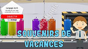 Souvenirs de vacances - Règle contextuelle c dur vs c doux, décodage de mots