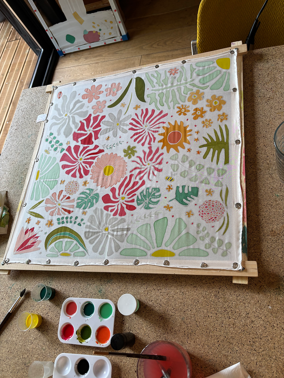 Miniature : atelier de peinture sur soie Lille Majaurel