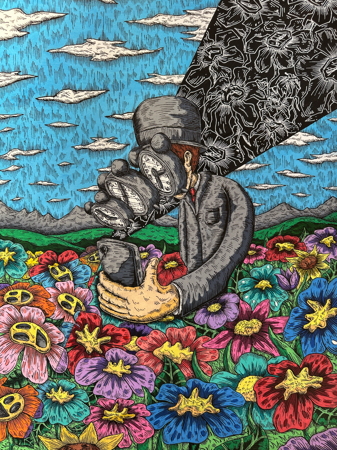 'The Lasting Bloom' (18"x24")