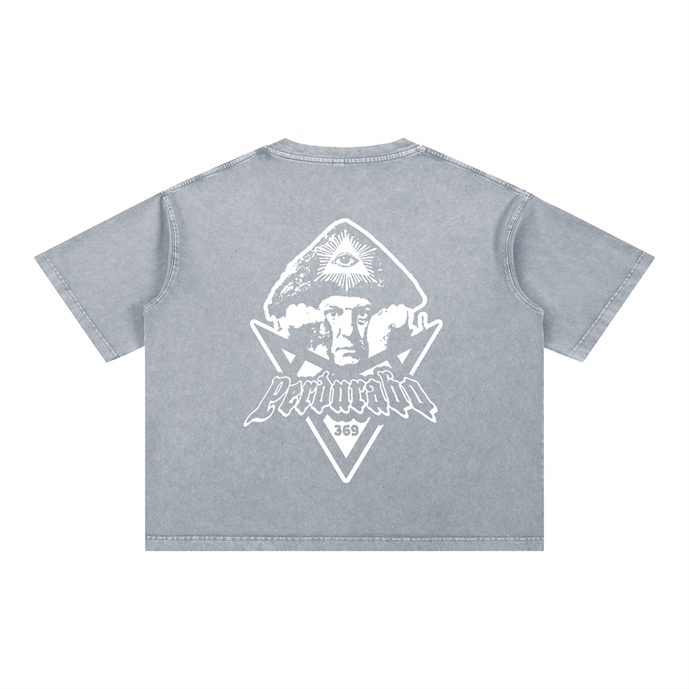 Thumbnail: Mineral Wash Boxy Tee (100% Cotton)