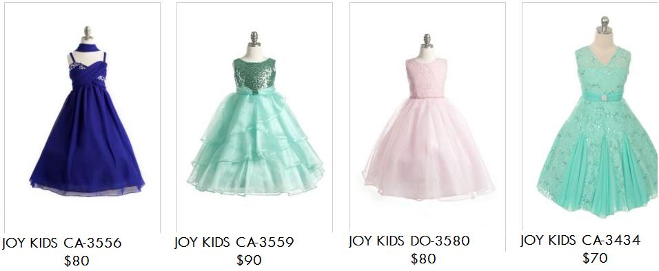 JoyKids (sizes can be from 0 mo.-20)