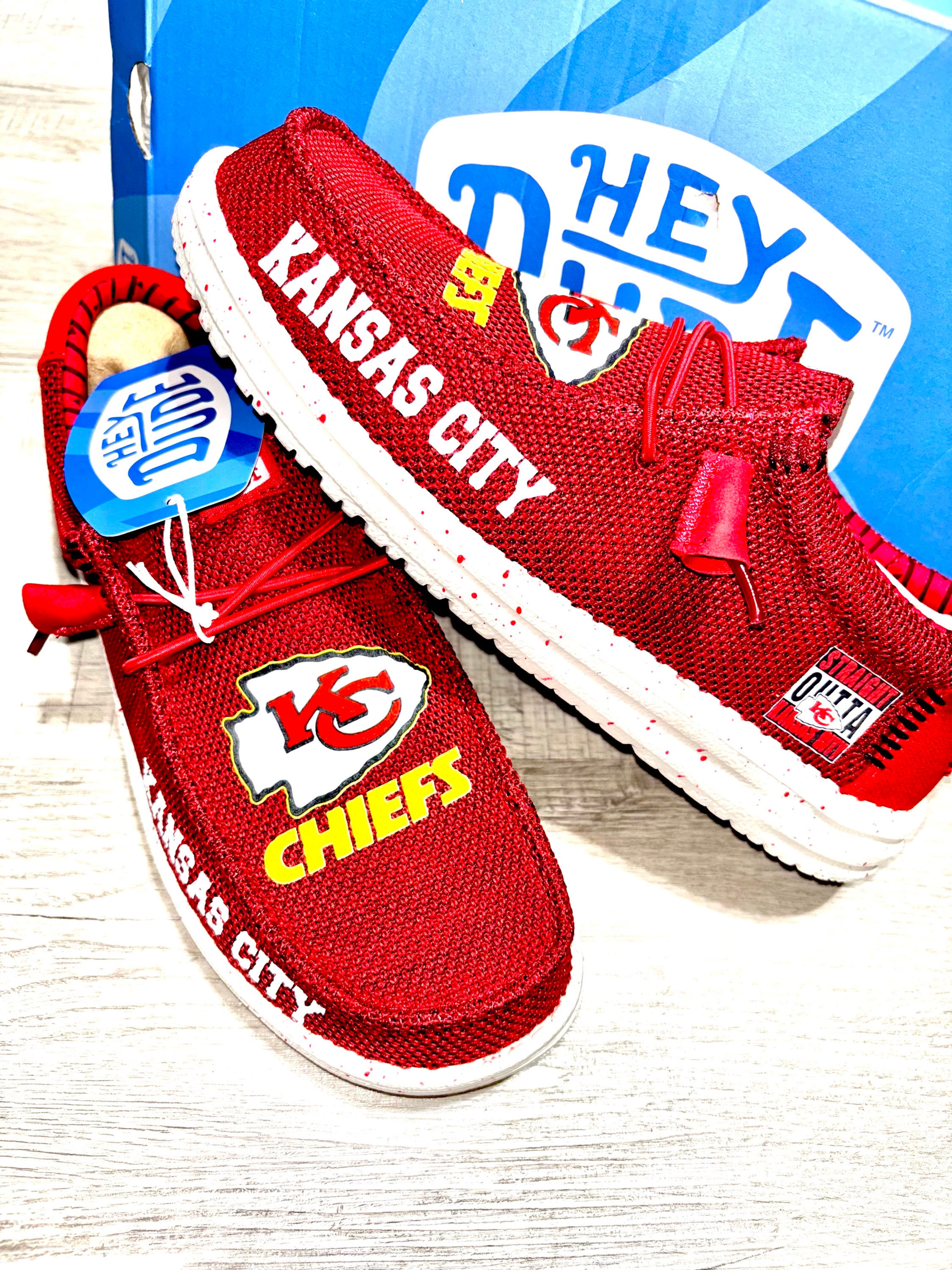 Kansas City Chiefs Hey Dudes – Fan Shoes & Game Day Gift for Men