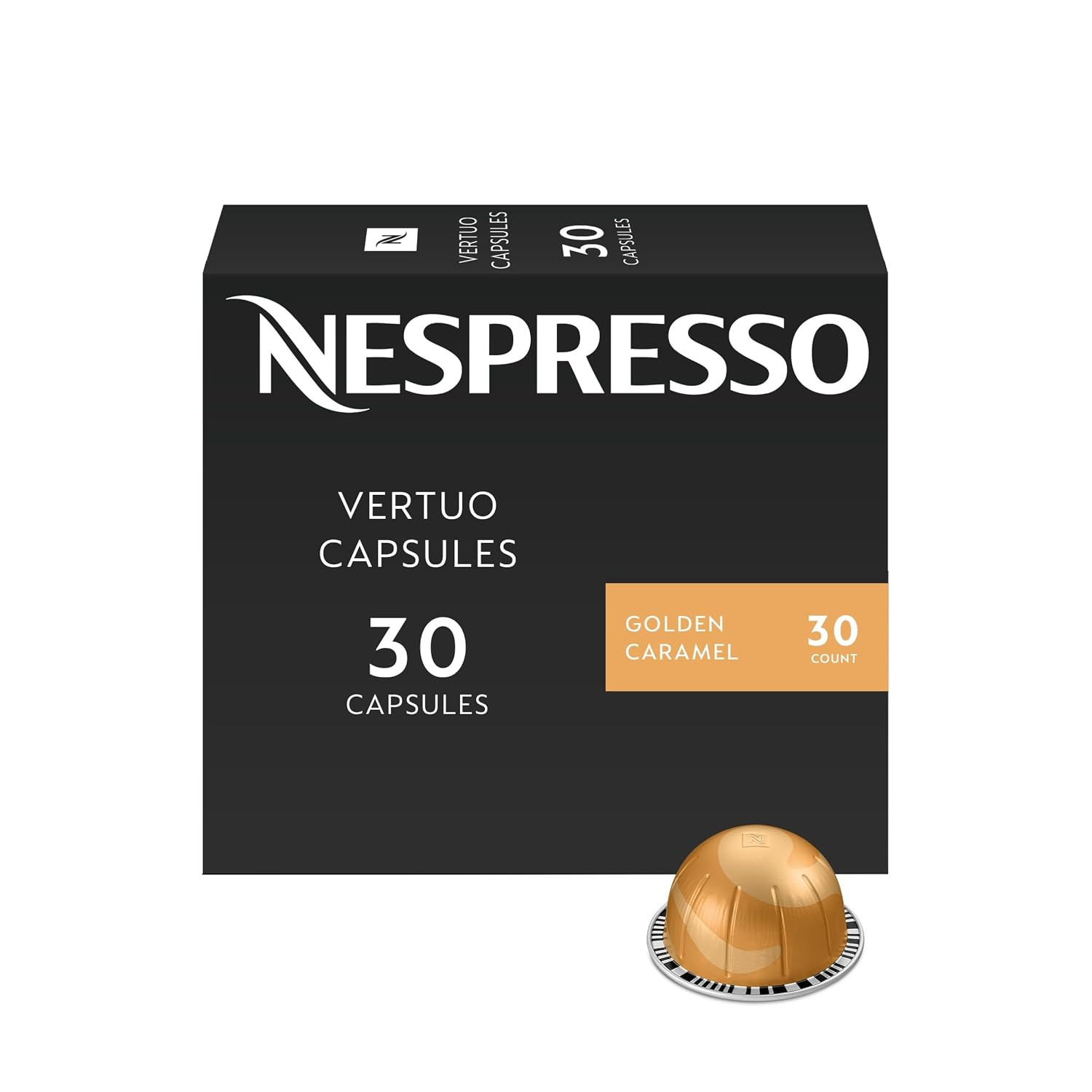 Nespresso Vertuo, Golden Caramel, Medium Roast | Capsules Pack of 1