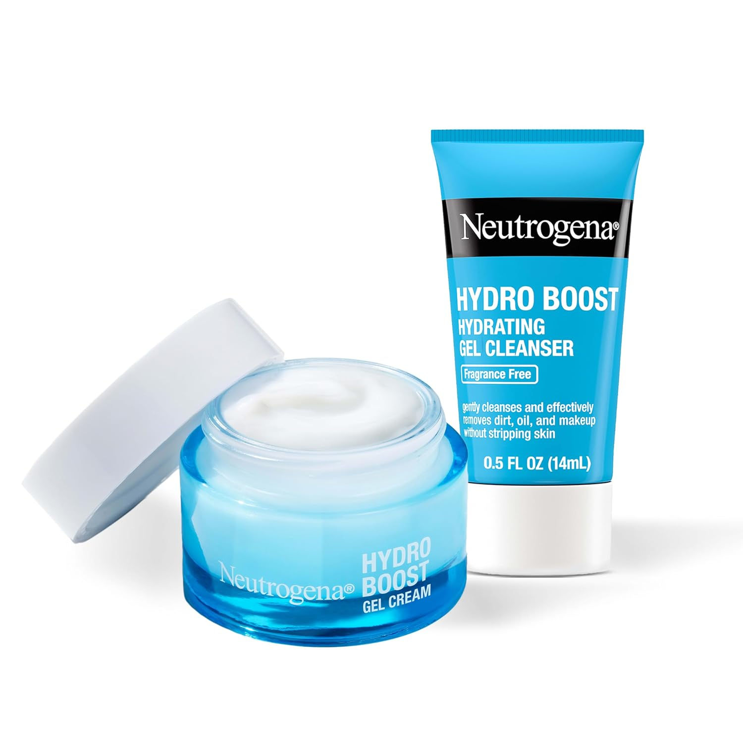 Neutrogena Hydro Boost Gel Cream + Gel Cleanser 1.7 fl. oz + 0.5 fl. oz