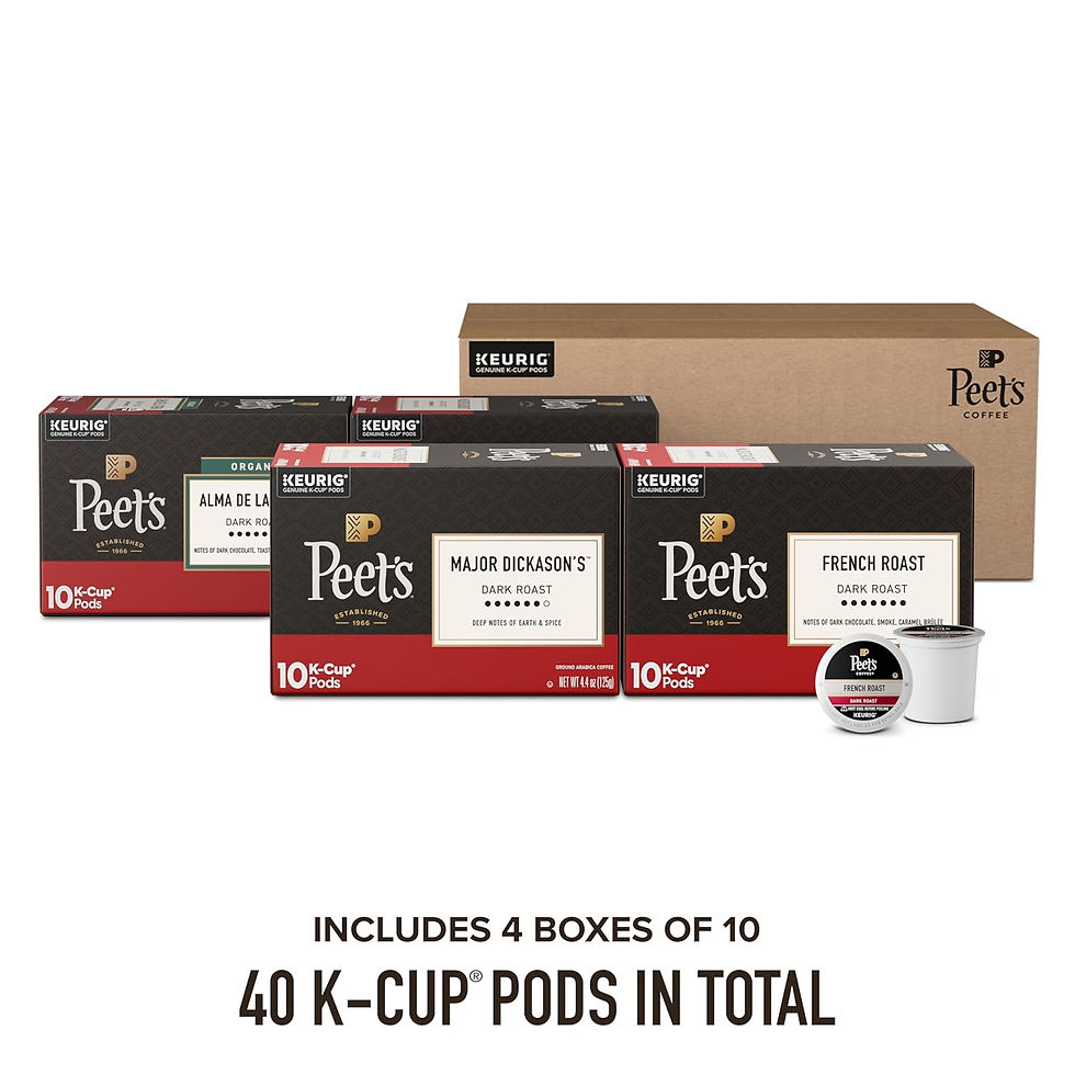 Miniature : Peet's Coffee, Keurig K-Cup Pods Dark Roast Variety Pack, 100% Arabica Coffee - 
