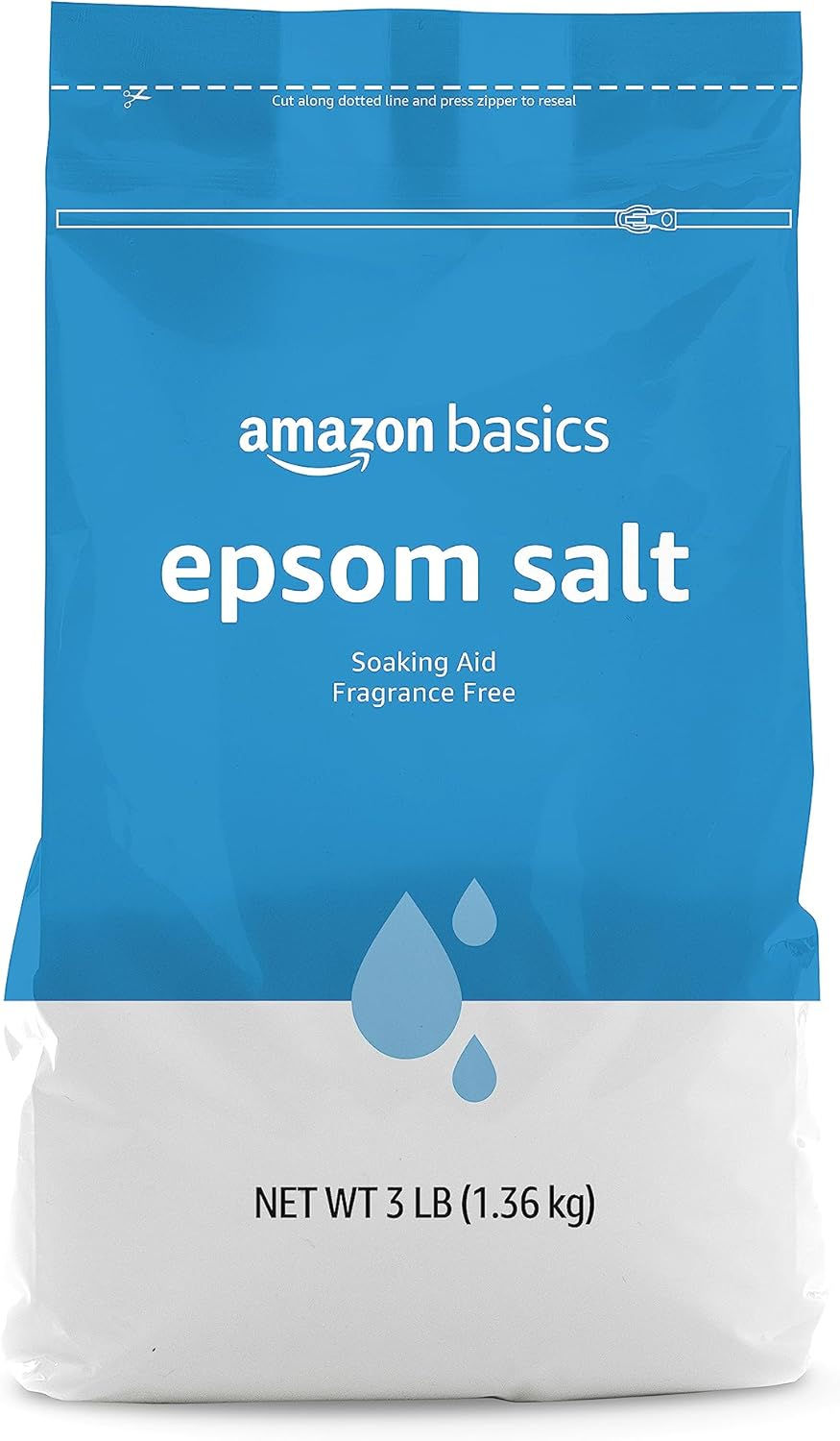 Amazon Basics Epsom Salt Soak, 3 Pound