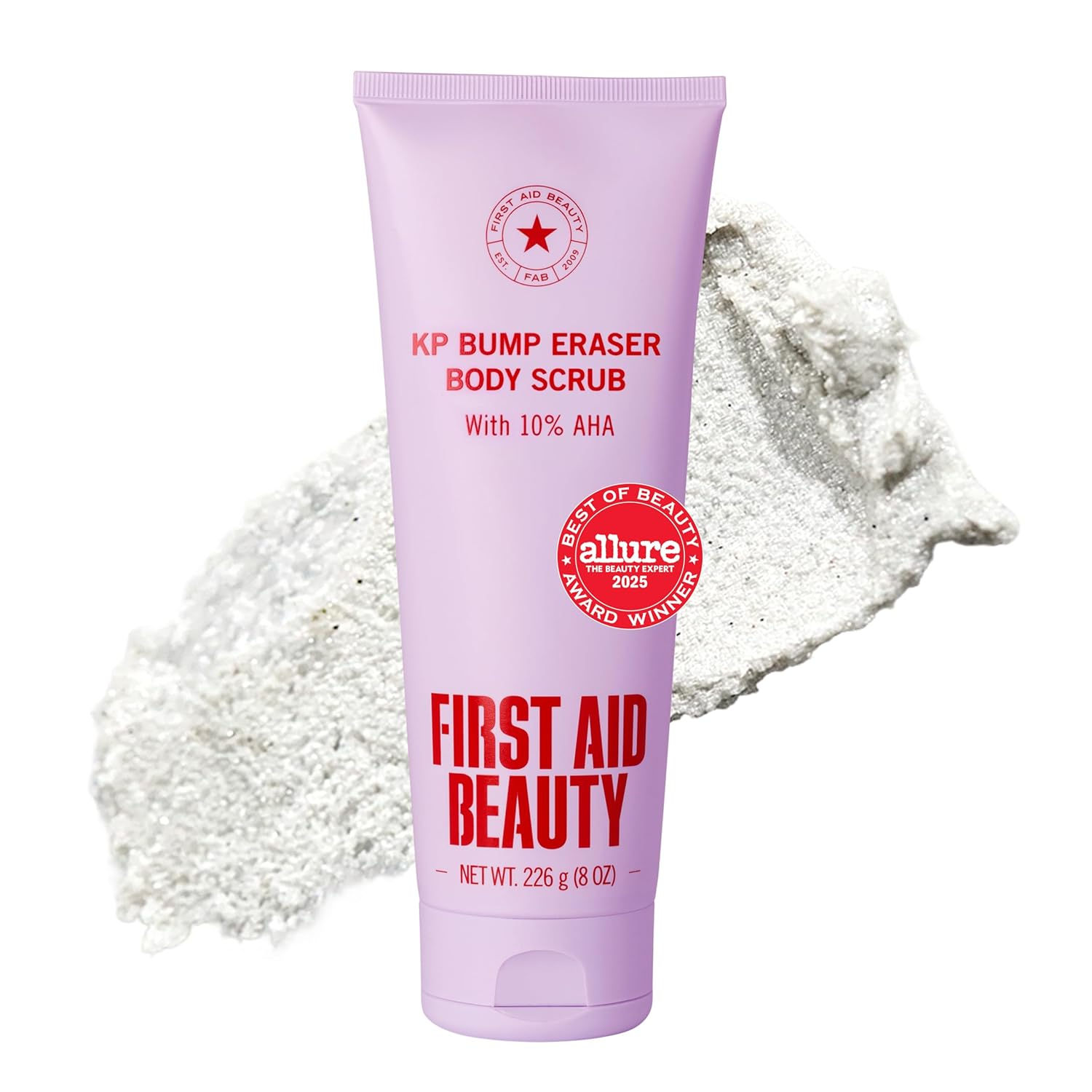 First Aid Beauty KP Bump Eraser Body Scrub with 10% AHA - Dermatologist-Tested K