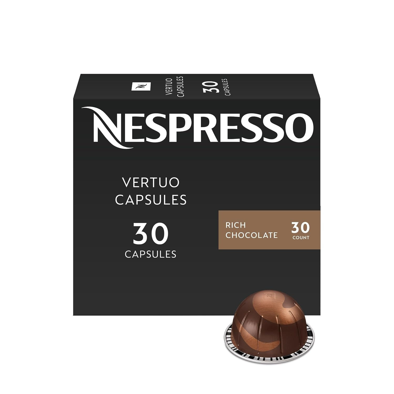 Nespresso Vertuo, Rich Chocolate, Medium Roast | Capsules Pack of 1