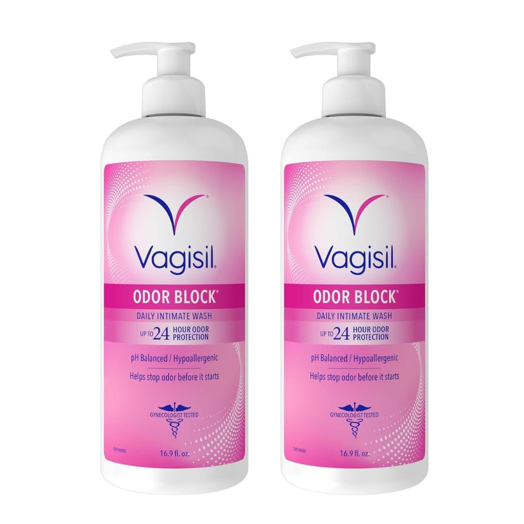 Vagisil Feminine Wash for Intimate Area Hygiene, Odor Block, Gynecologist Tested