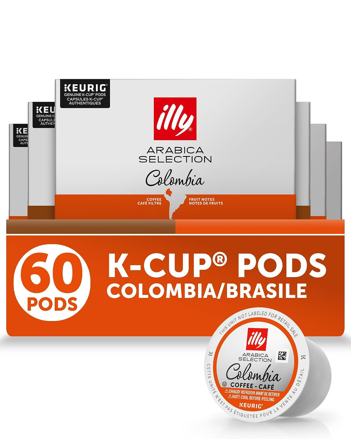 illy Coffee K-Cup Pods Variety Pack, 10 Count, 6 Pack | Keurig Coffee Pods & Cap
