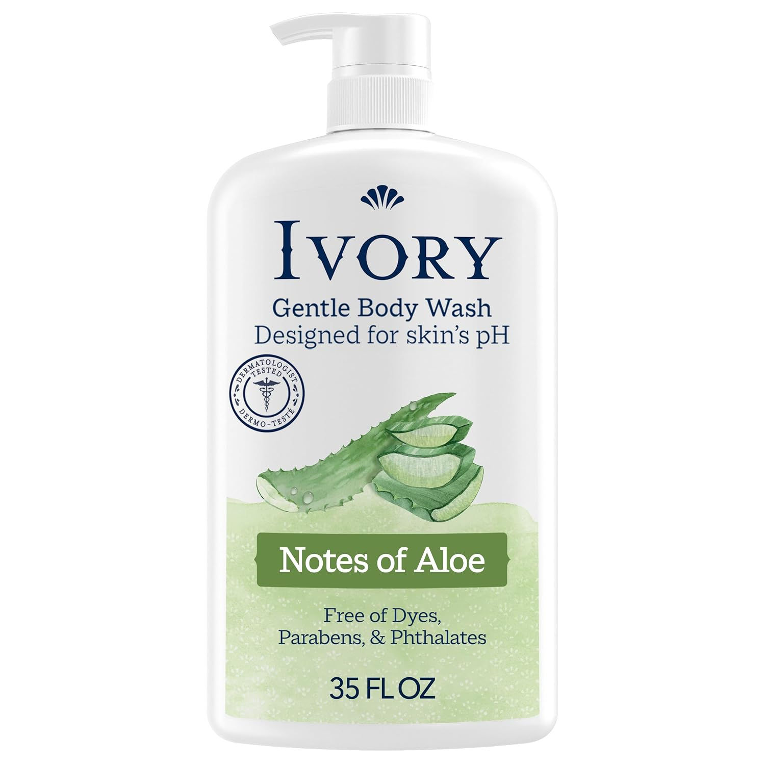 Ivory Gentle Body Wash, Designed for the Whole Family, 35 oz