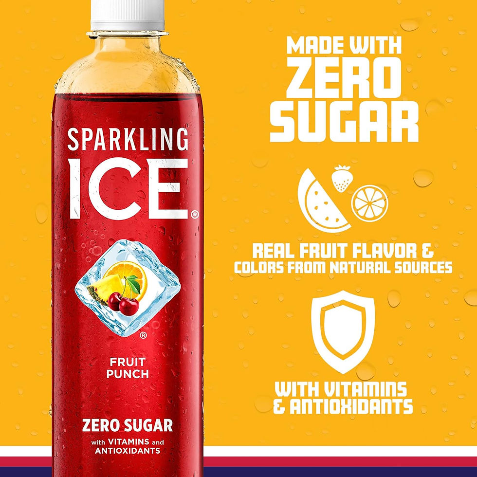 Miniature : Sparkling Ice, Fruit Punch Sparkling Water, 17 fl oz Bottles (Pack of 12)