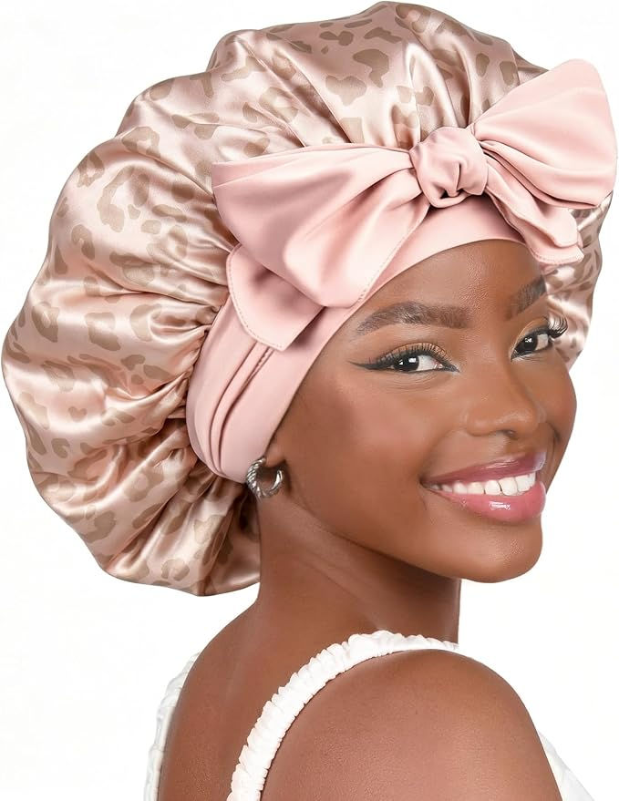 YANIBEST Adjustable Silk Bonnet for Sleeping