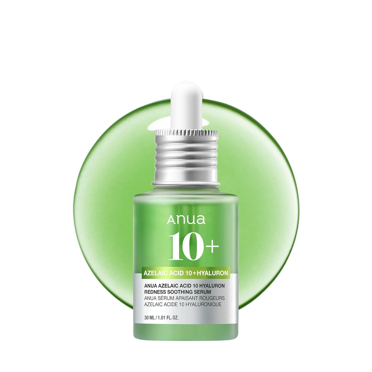 Anua Azelaic Acid 10 Hyaluron Redness Soothing Serum, 1.01 fl oz.