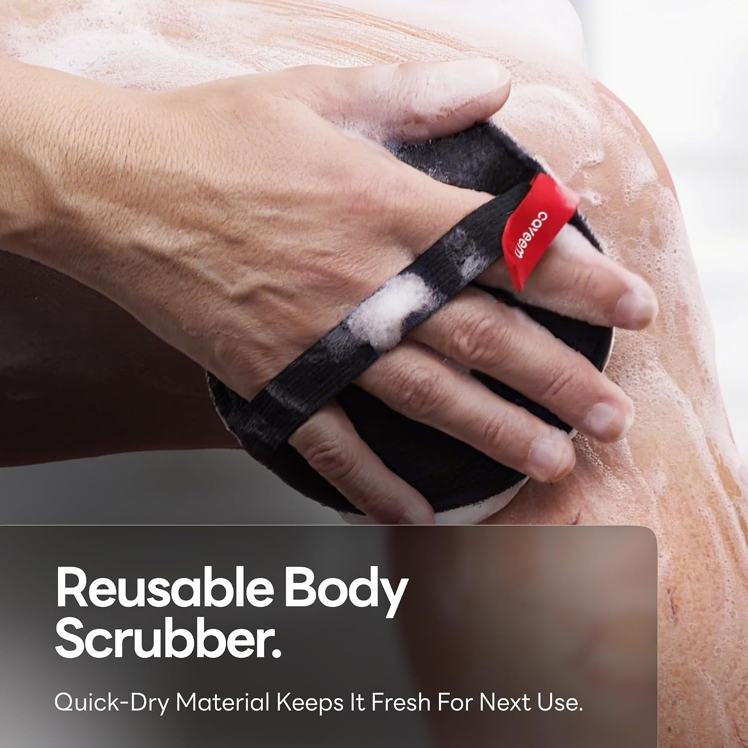 Exfoliating Body Scrubber, Bath and Body Scrub Buffer, Body Exfoliator for Remov