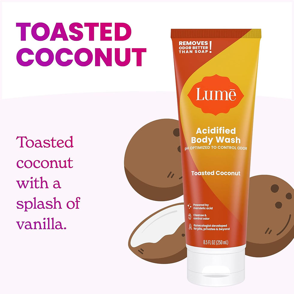 Miniature : Lume Acidified Body Wash - 8.5 oz (Toasted Coconut) | Removes Odor Better Soap 2