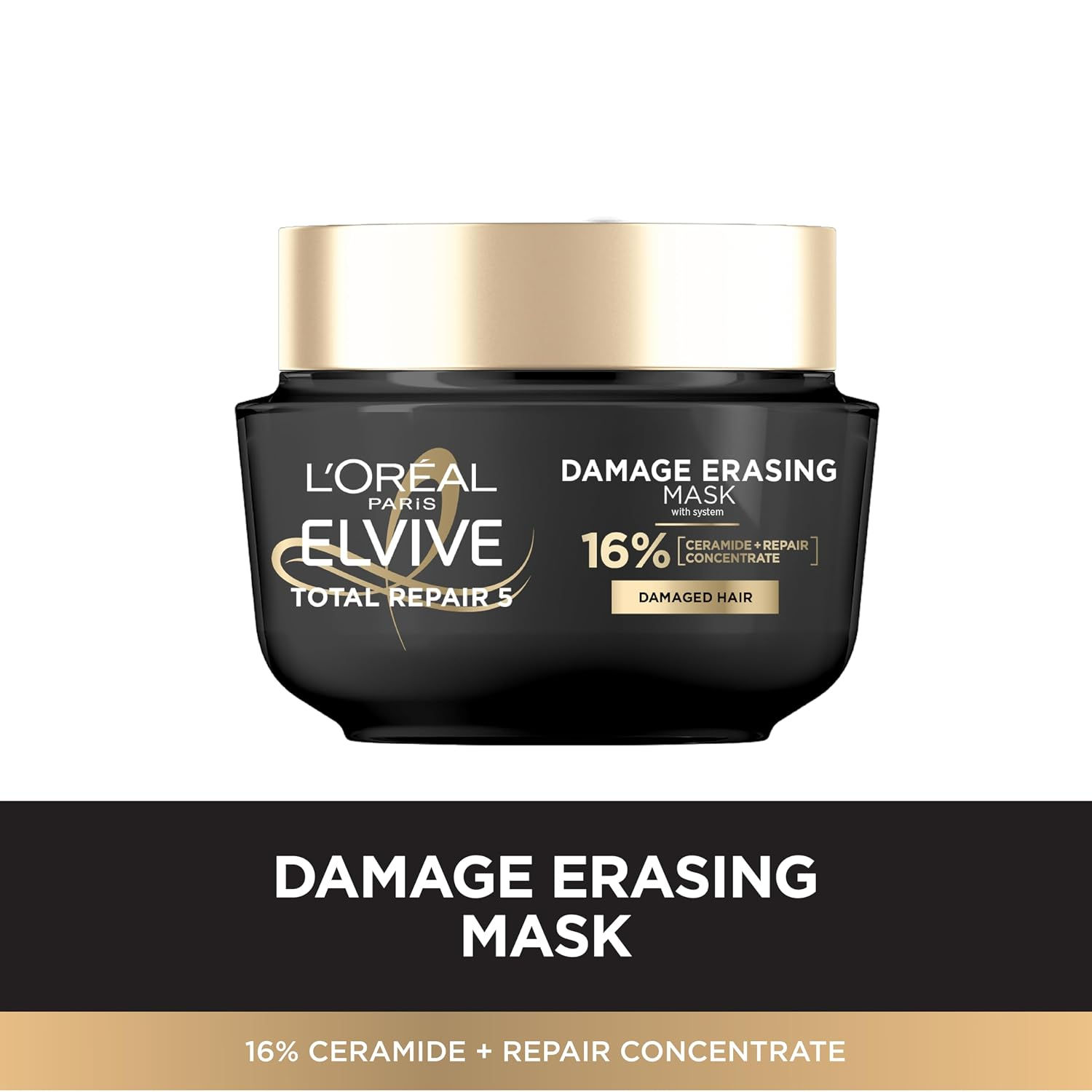 L'Oreal Paris Elvive Total Repair 5 Damage-Erasing Balm Mask, Rinse-Out Hair Tre