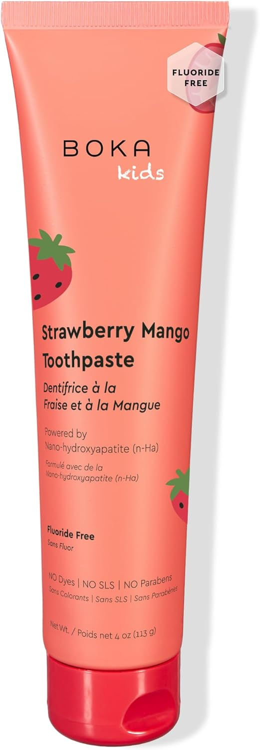 Boka Kids Toothpaste - Fluoride Free Nano Hydroxyapatite Toothpaste | Kids Oral