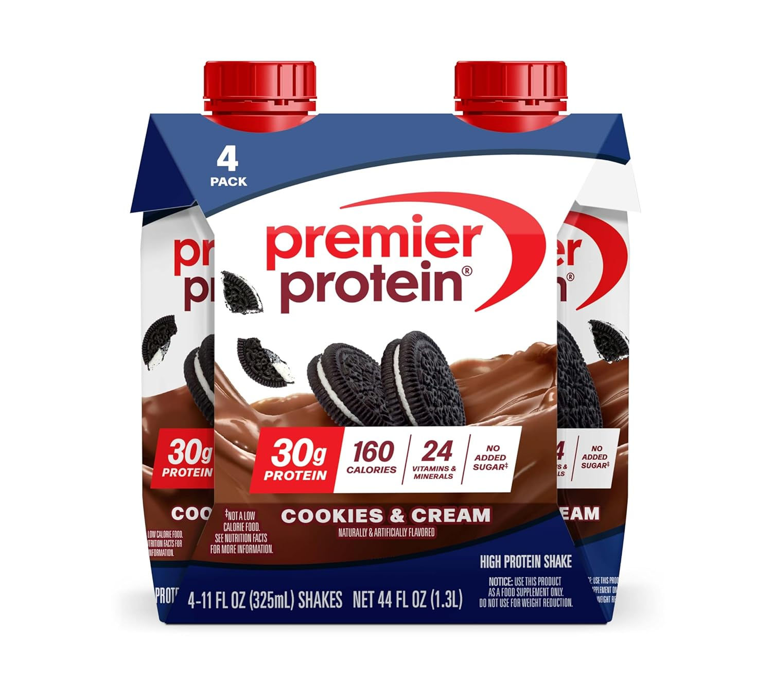 Premier Protein Shake, Cookies & Cream, 30g High Protein, 4 Pack, 11 oz