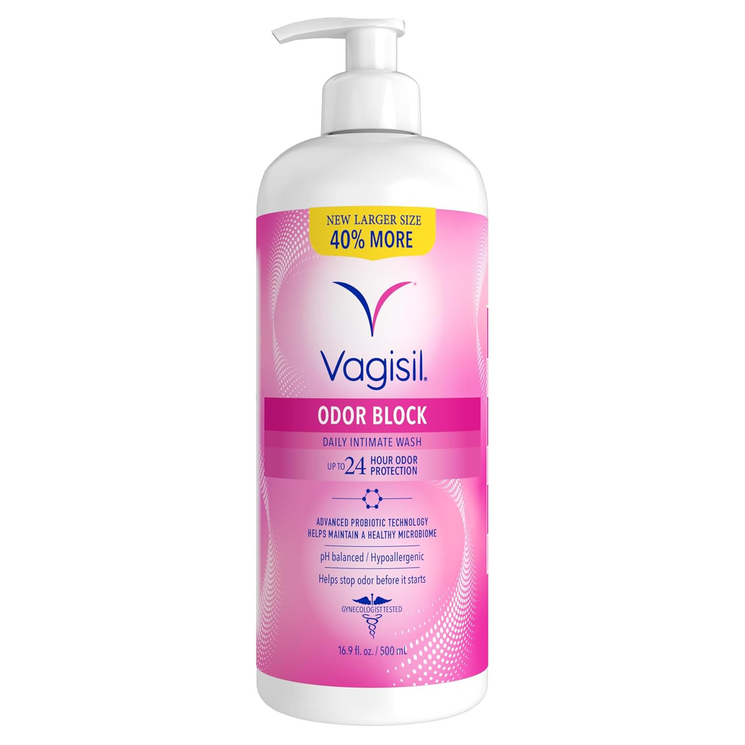 Vagisil Feminine Wash for Intimate Area Hygiene, Odor Block, Gynecologist Tested