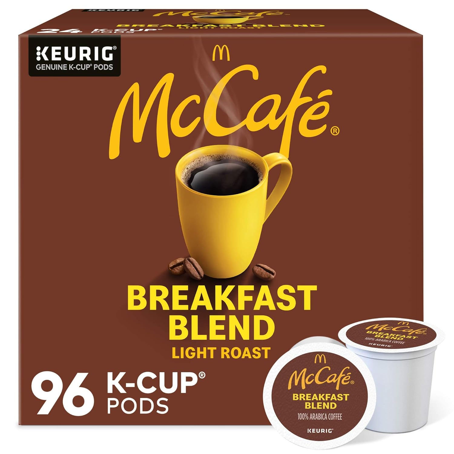 McCafe Breakfast Blend Coffee, Keurig Single Serve Keurig K-Cup Pods, Light Roas