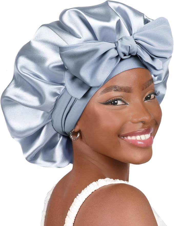 YANIBEST Adjustable Silk Bonnet for Sleeping