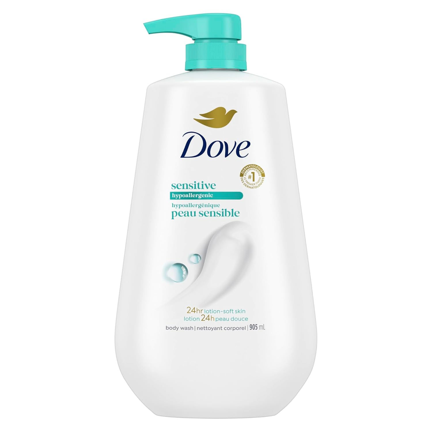 Dove, Body Wash Sensitive Skin, 34 Fl Oz (Pack of 3)
