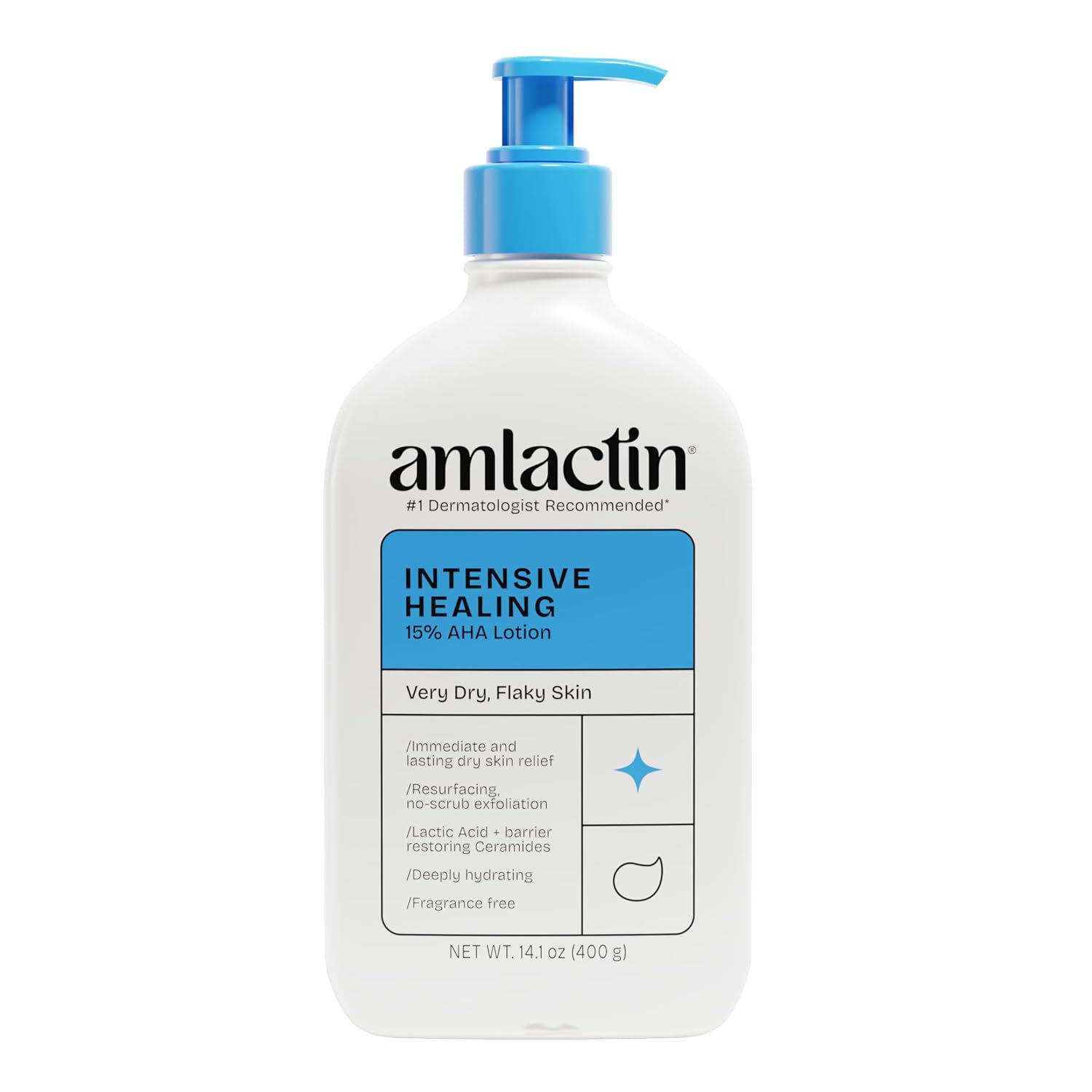 AmLactin Intensive Healing Body Lotion, 15% Lactic Acid, 14.1 oz | 15% body loti