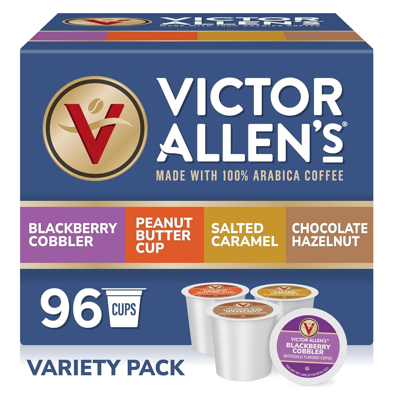 Sweet and Salty Variety Pack for K-Cup Keurig 2.0 Brewers, 96 Count, Peanut Butt