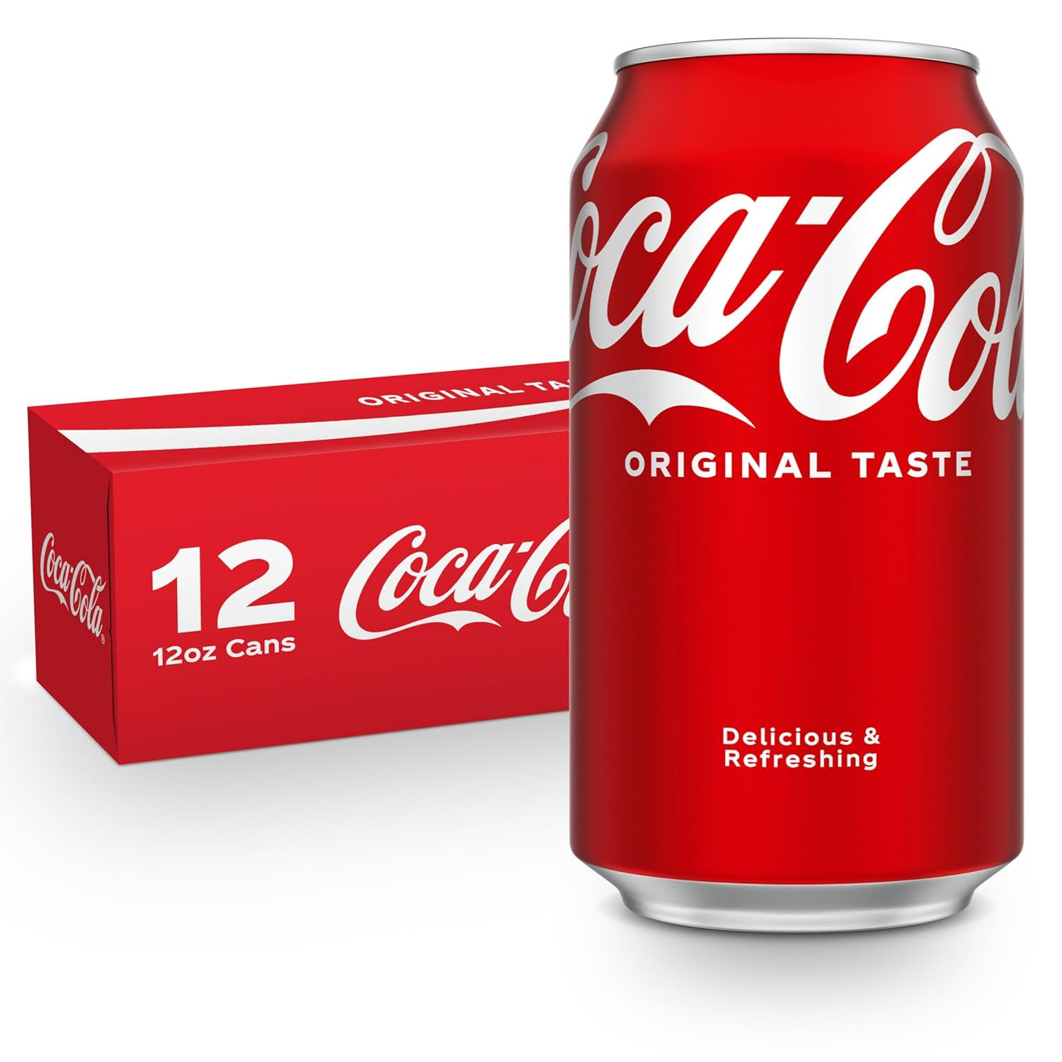 Coca-Cola Soda Soft Drink Fridge Pack Cans, 12 fl oz, 12 Pack | Carbonated drink