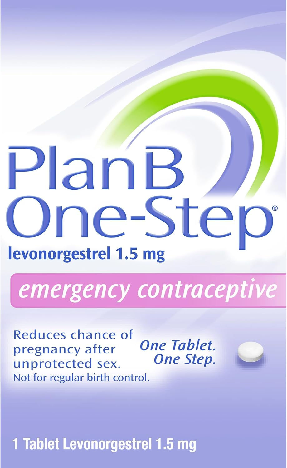Plan B One-Step Emergency Contraception 1 Tablet, 1.5 mg | #1 OB/GYN Recommended