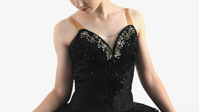 Black Satanella Performance Tutu +Tiara