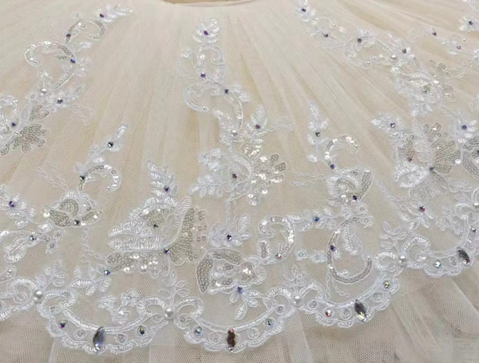 Thumbnail: Cream Paquita Tutu with Red Rose Headpiece