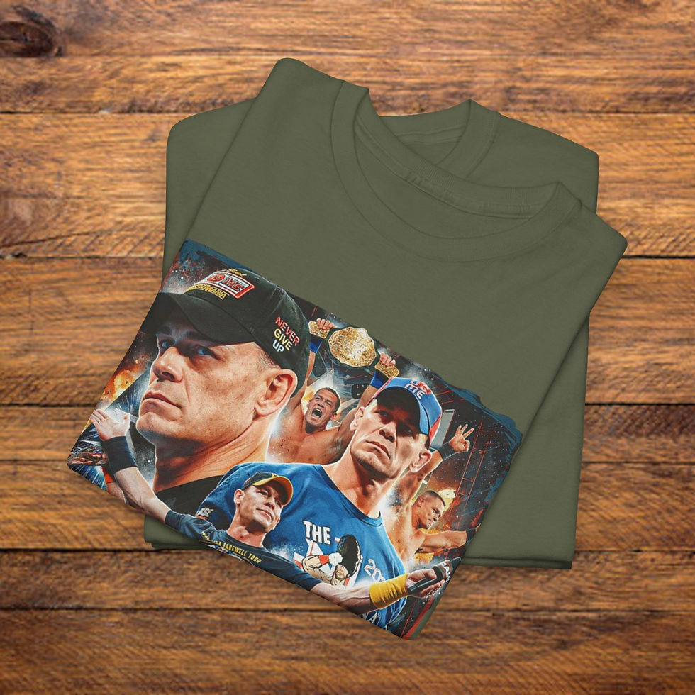 Thumbnail: Cena tshirt | The Last Time Is Now back print