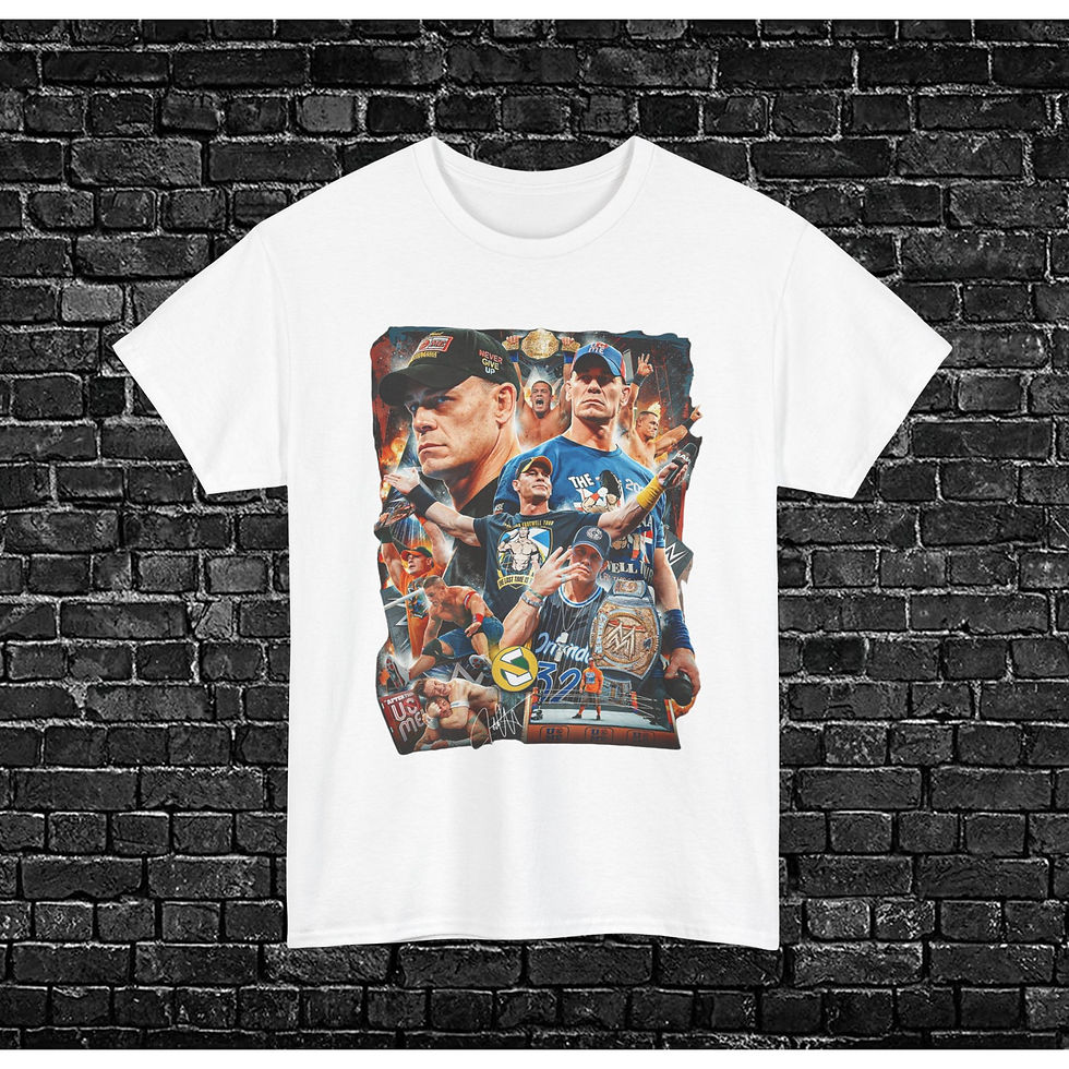 Thumbnail: Cena tshirt | The Last Time Is Now back print
