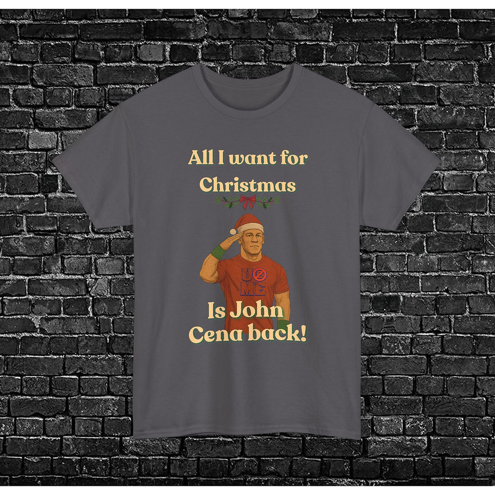 Thumbnail: All I Want for Christmas Is Cena back Tee | Cena Christmas Shirt