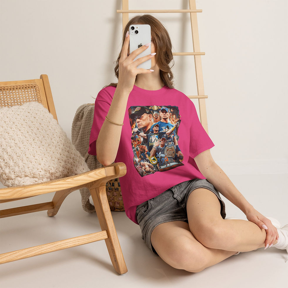 Thumbnail: Cena tshirt | The Last Time Is Now back print