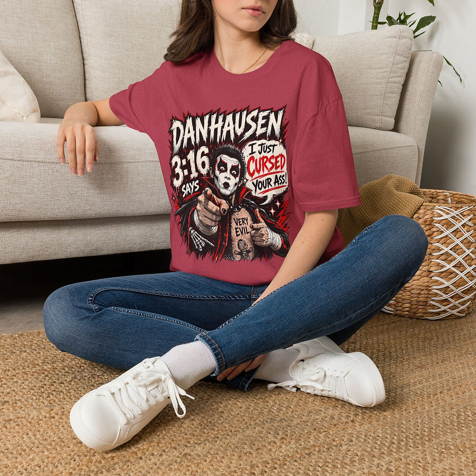 Thumbnail: "I Just Cursed Your Ass" wrestling Comedy Graphic Tee