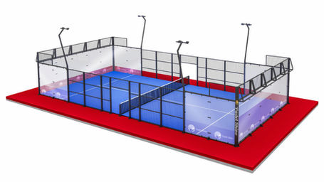 Padel Shine Megavision padel racket, offering modern design and high performance for professional padel players