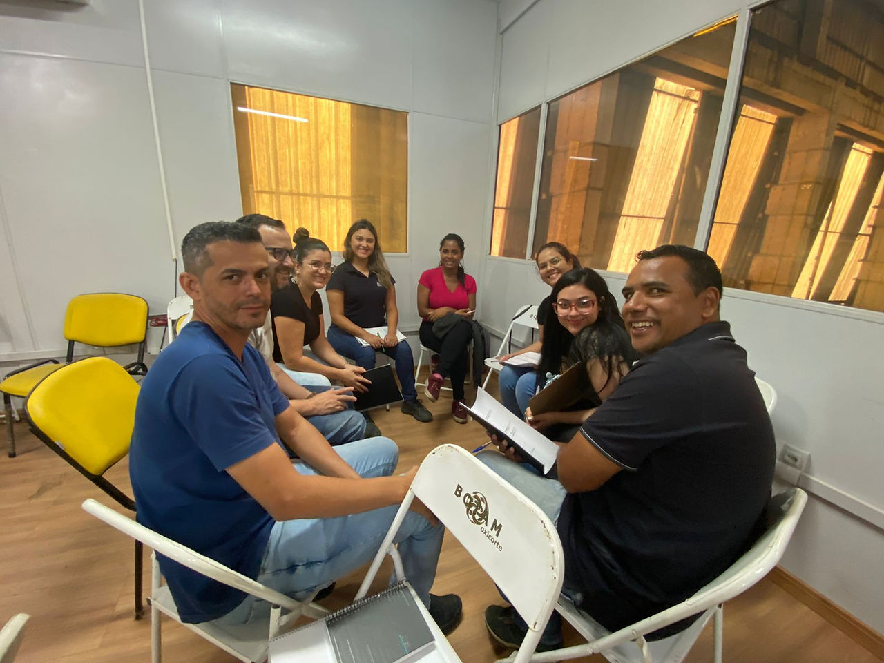 Participantes de treinamento de auditores internos