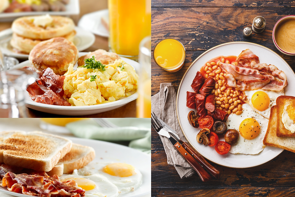 Arranged Food and Objects